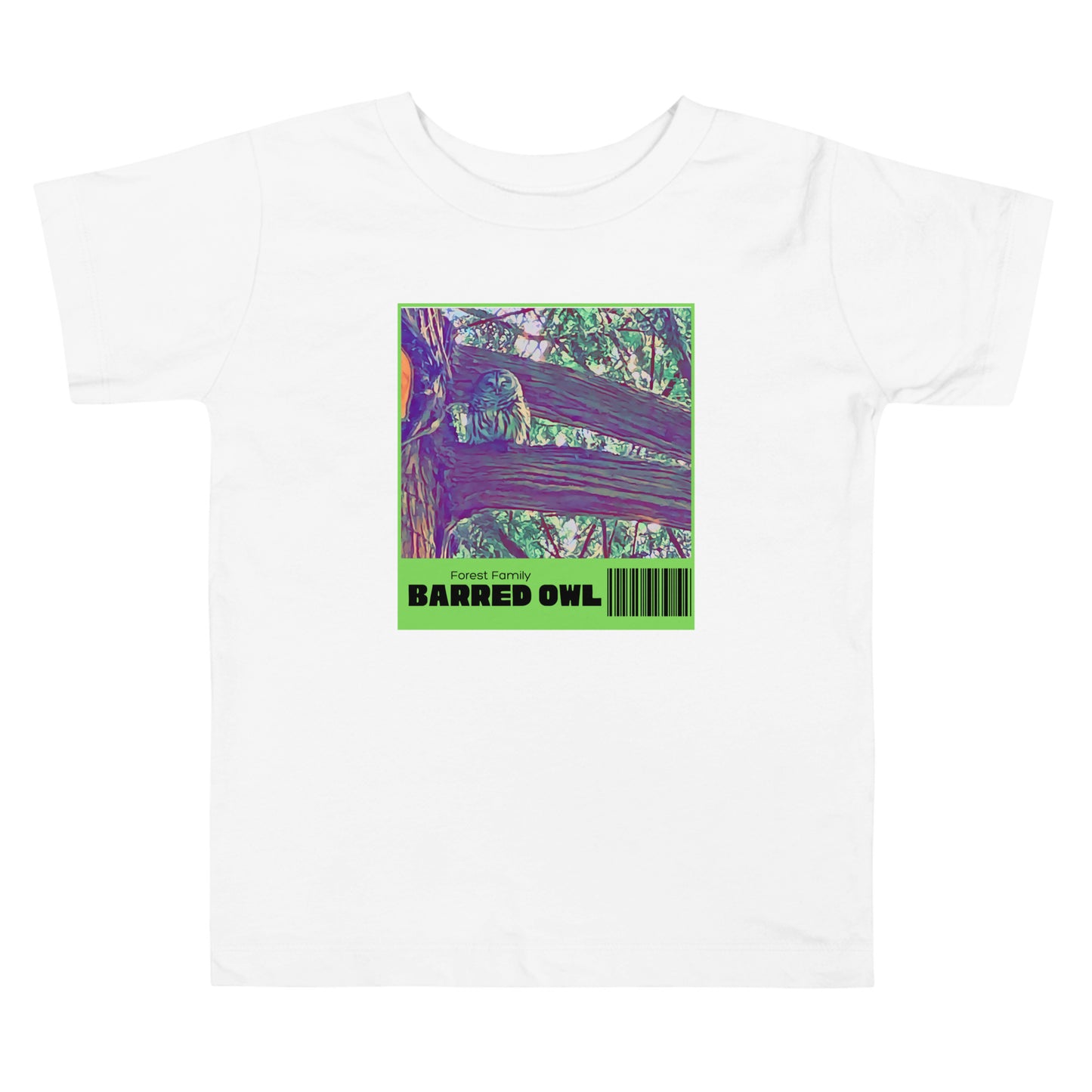 Barred Owl- Toddler Short Sleeve Tee