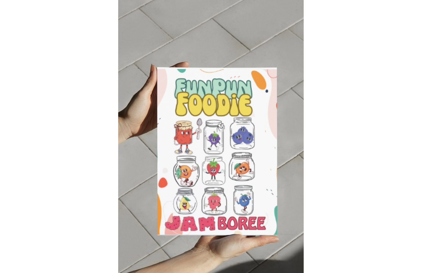 FunPun Foodie Coloring Book