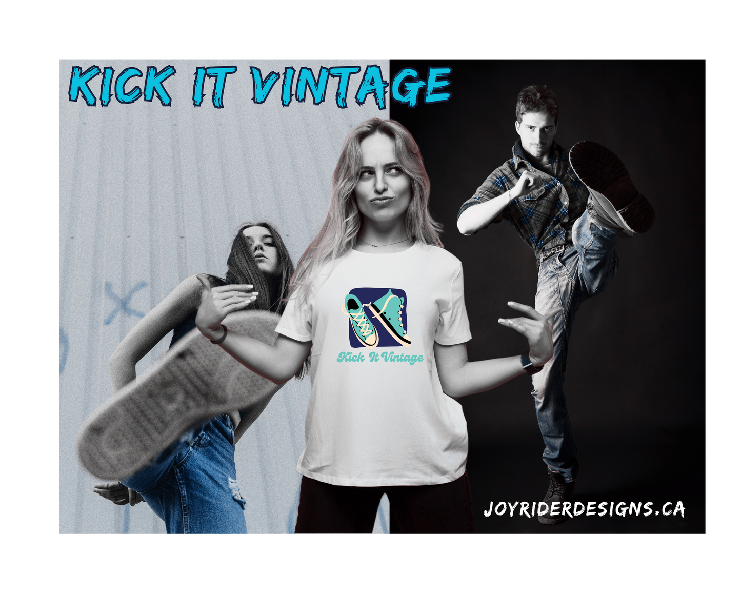 Kick it Vintage - Women's Relaxed Tee