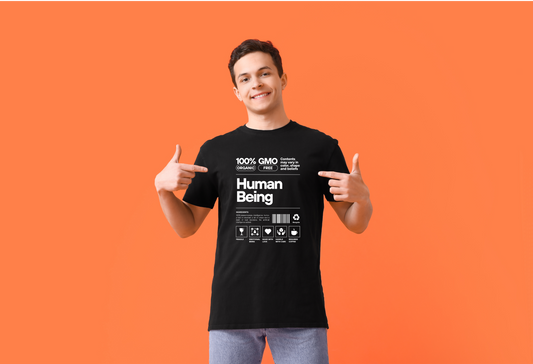 Human Being (White Font) - Unisex Tee