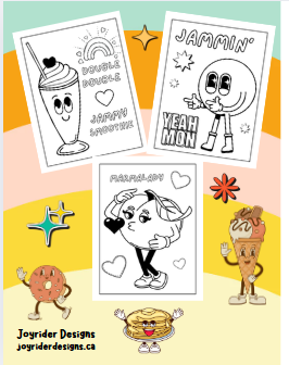 FunPun Foodie Coloring Book