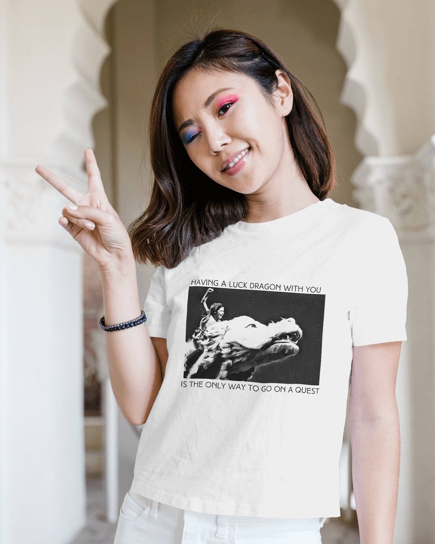 Falcor the Lucky Dragon - Women's Relaxed Tee