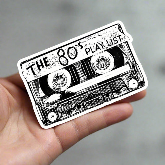 The 80's Playlist Sticker