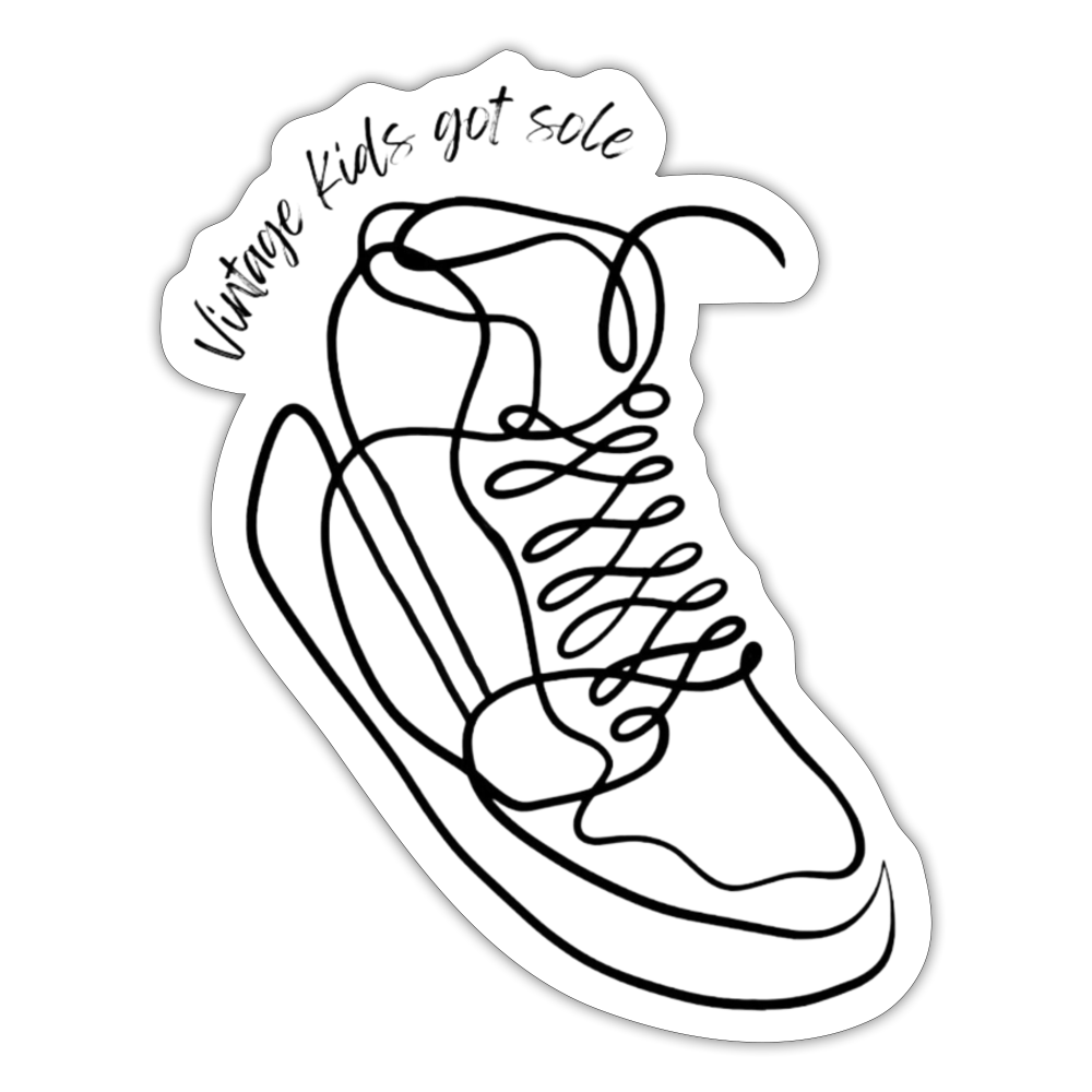 Got Sole Sticker - white matte