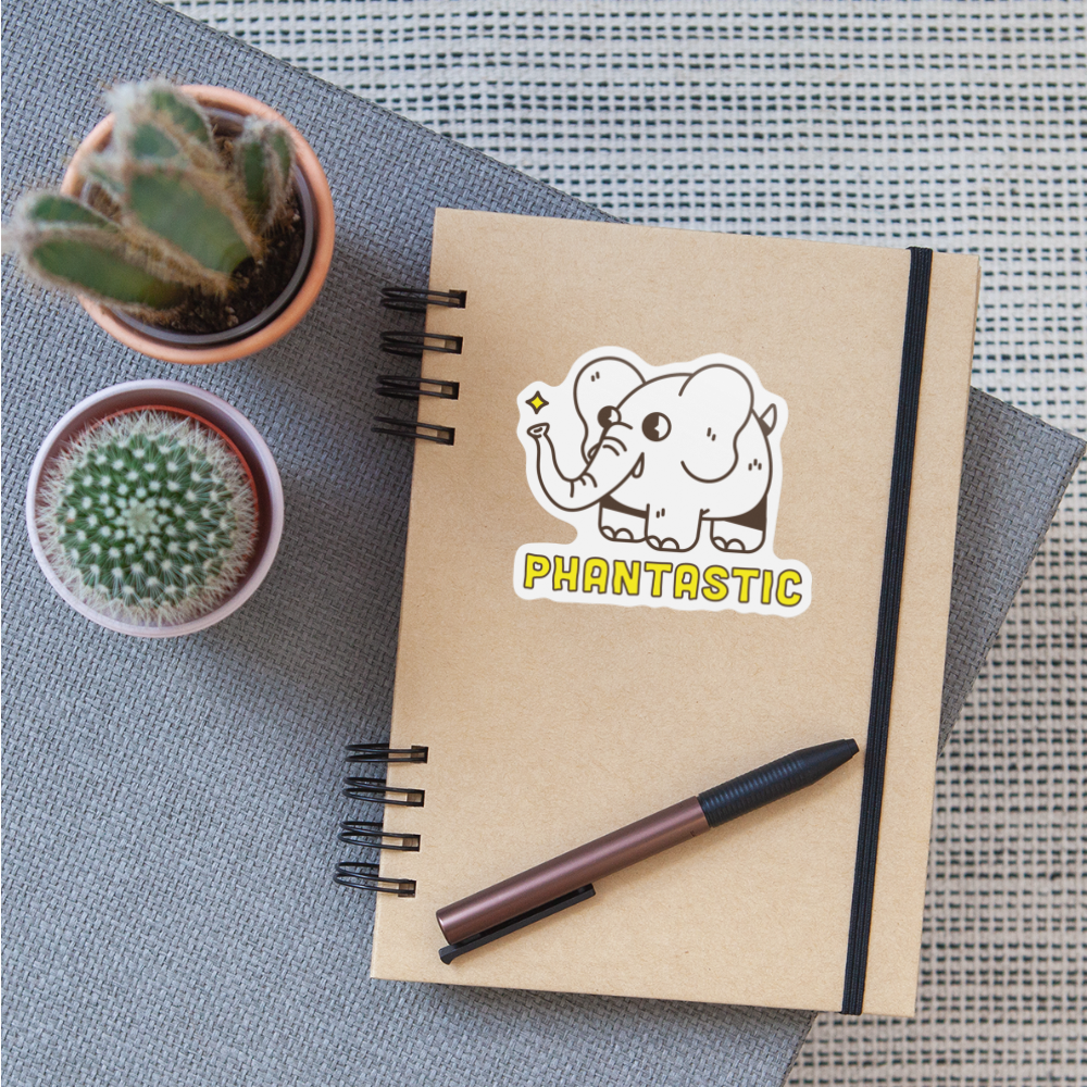 Phantastic Sticker - white matte