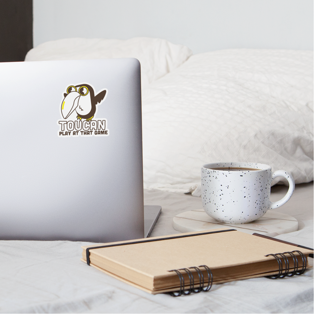 Toucan Play Sticker - white matte