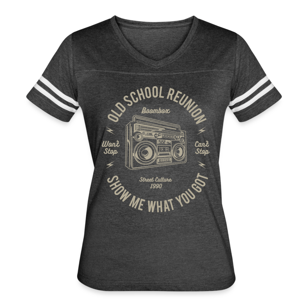 Old School Reunion- Women’s Vintage Sport Tee - vintage smoke/white