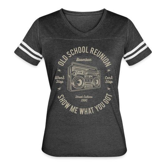 Old School Reunion- Women’s Vintage Sport Tee - vintage smoke/white