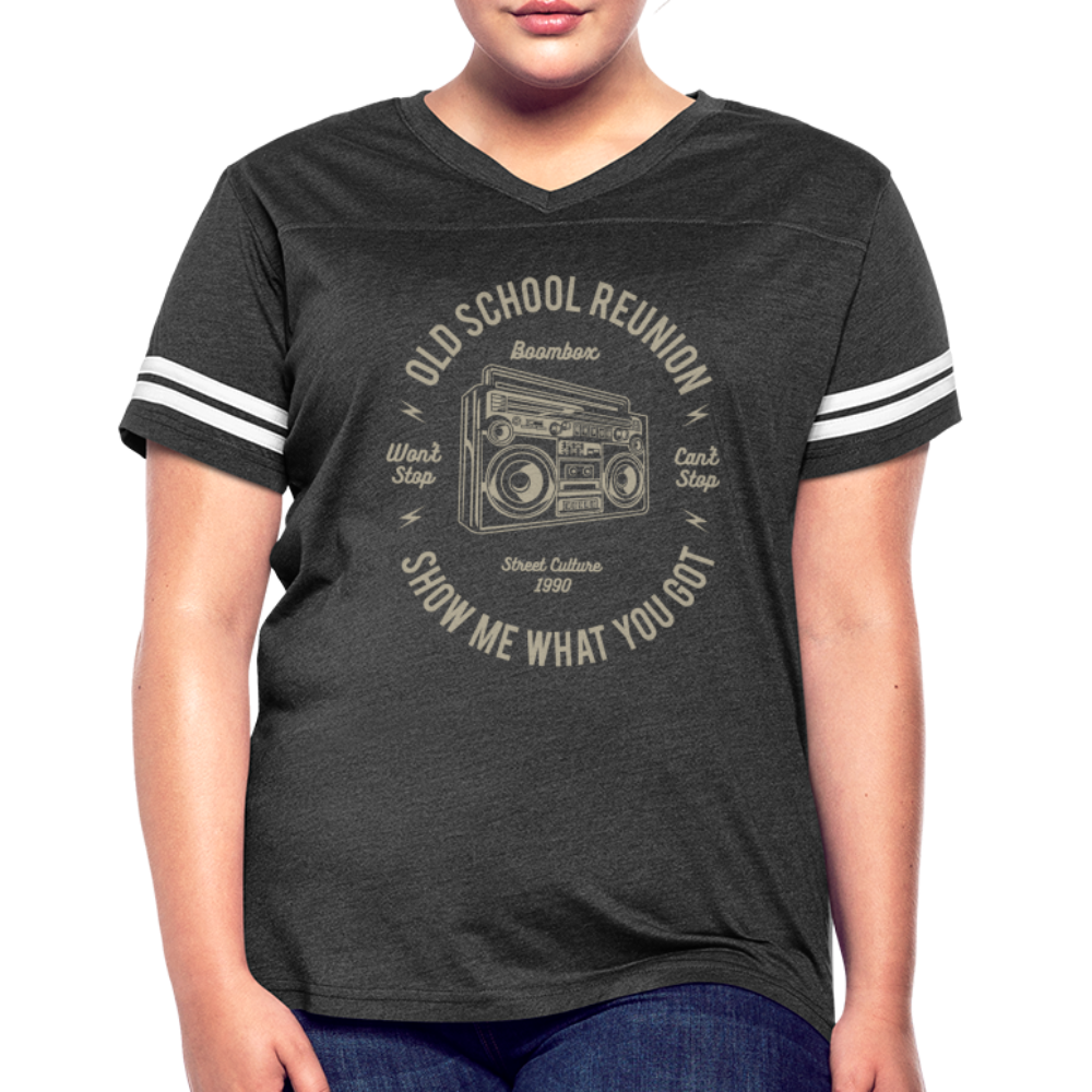 Old School Reunion- Women’s Vintage Sport Tee - vintage smoke/white