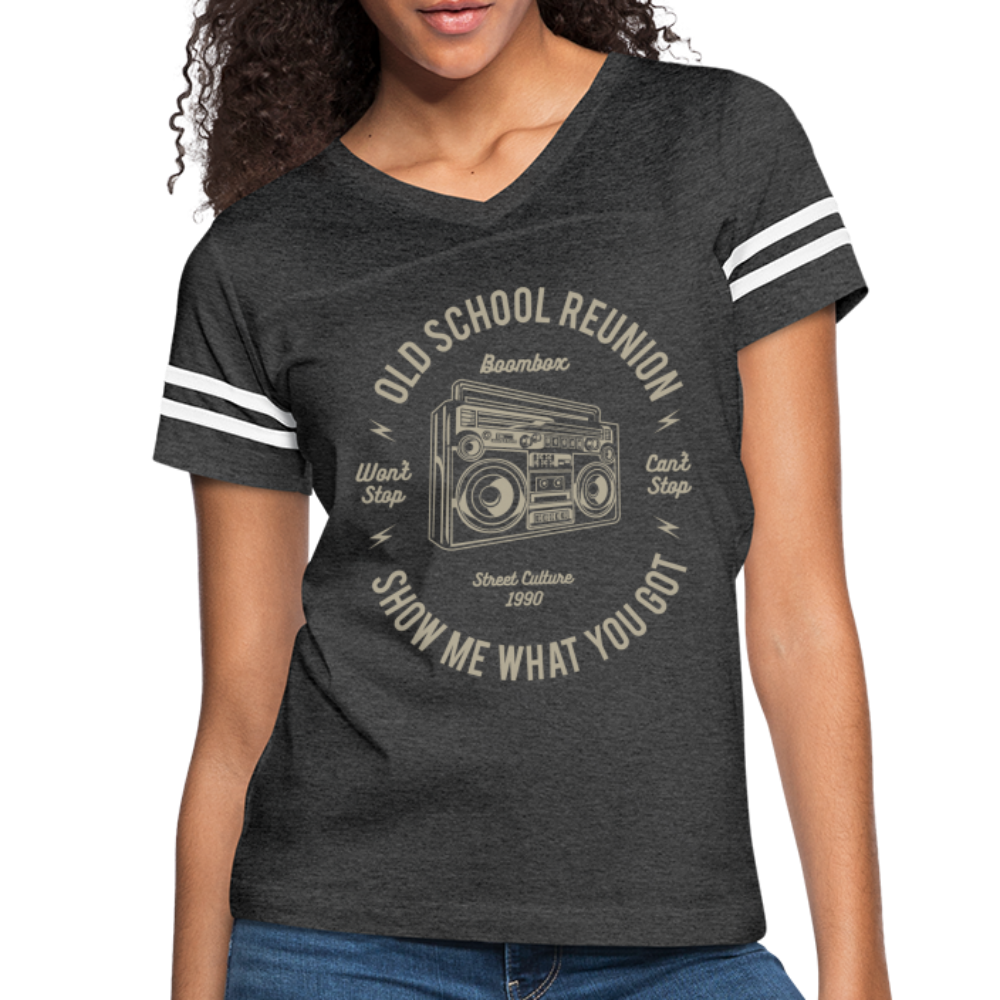 Old School Reunion- Women’s Vintage Sport Tee - vintage smoke/white