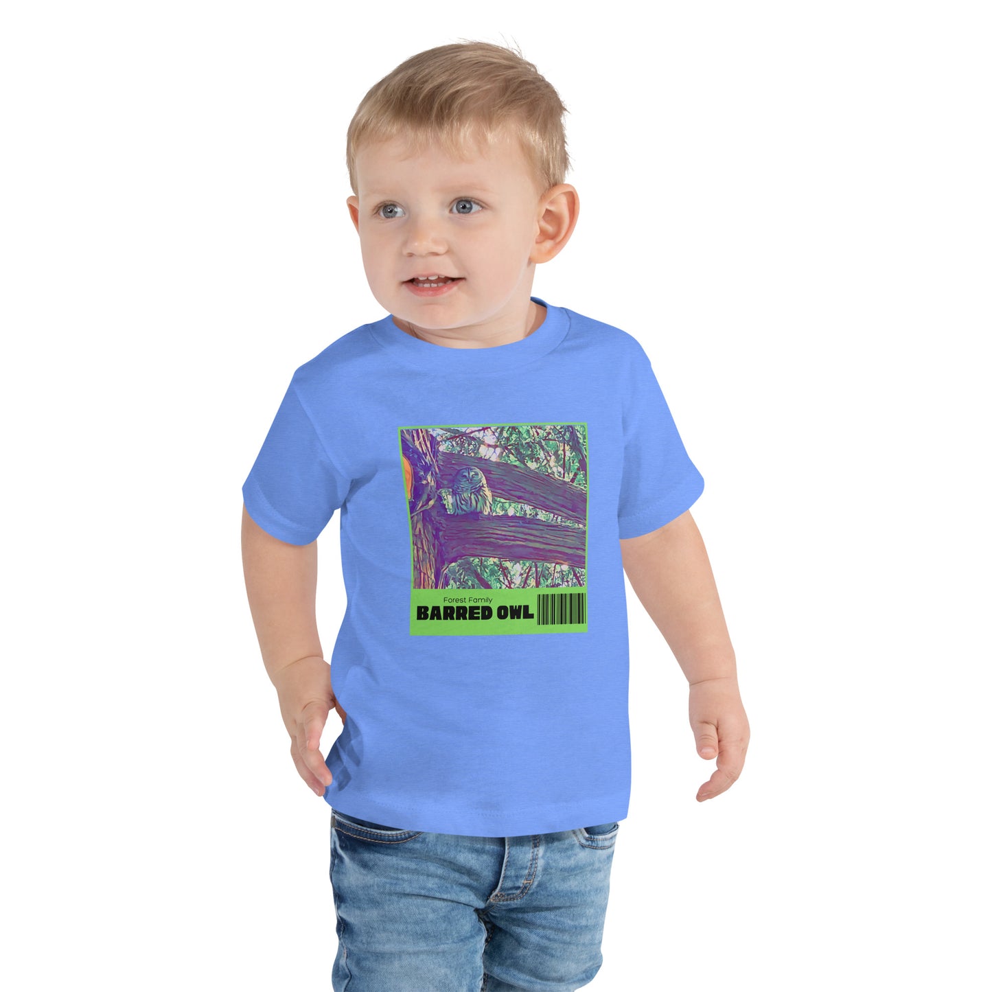 Barred Owl- Toddler Short Sleeve Tee