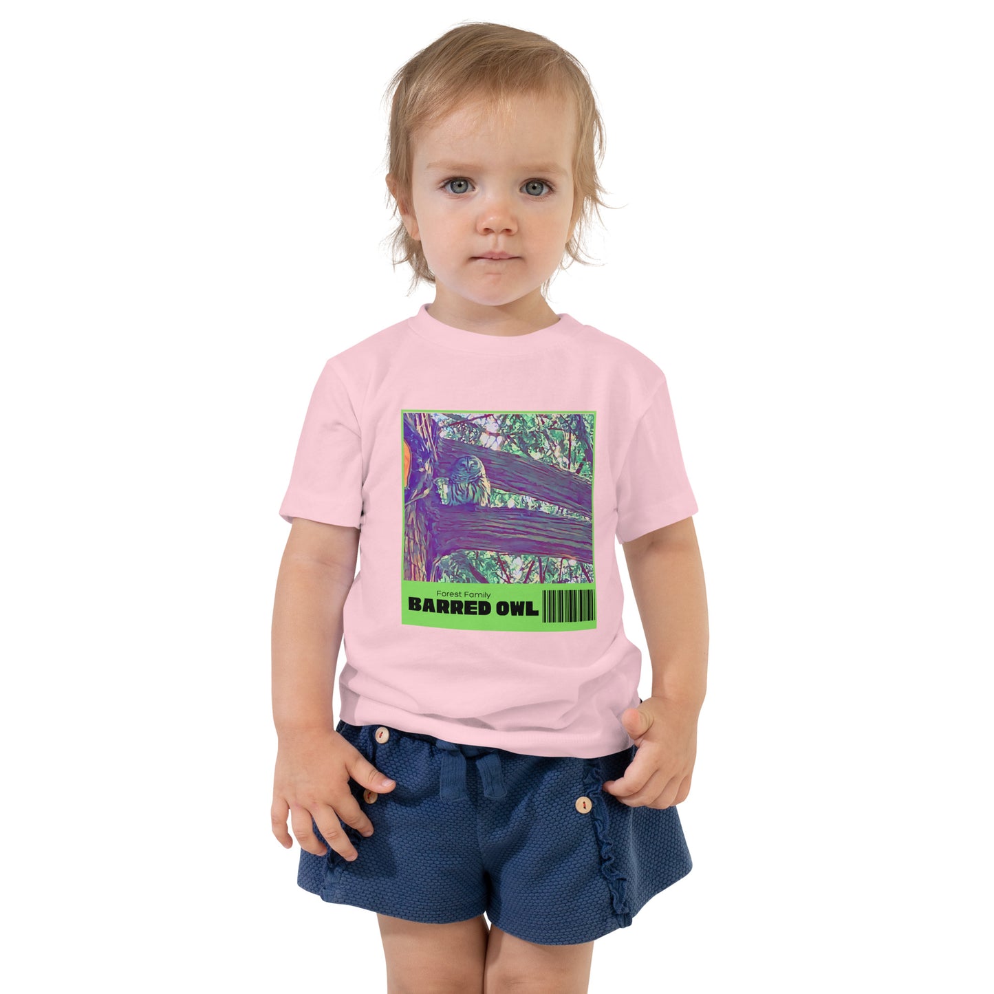 Barred Owl- Toddler Short Sleeve Tee