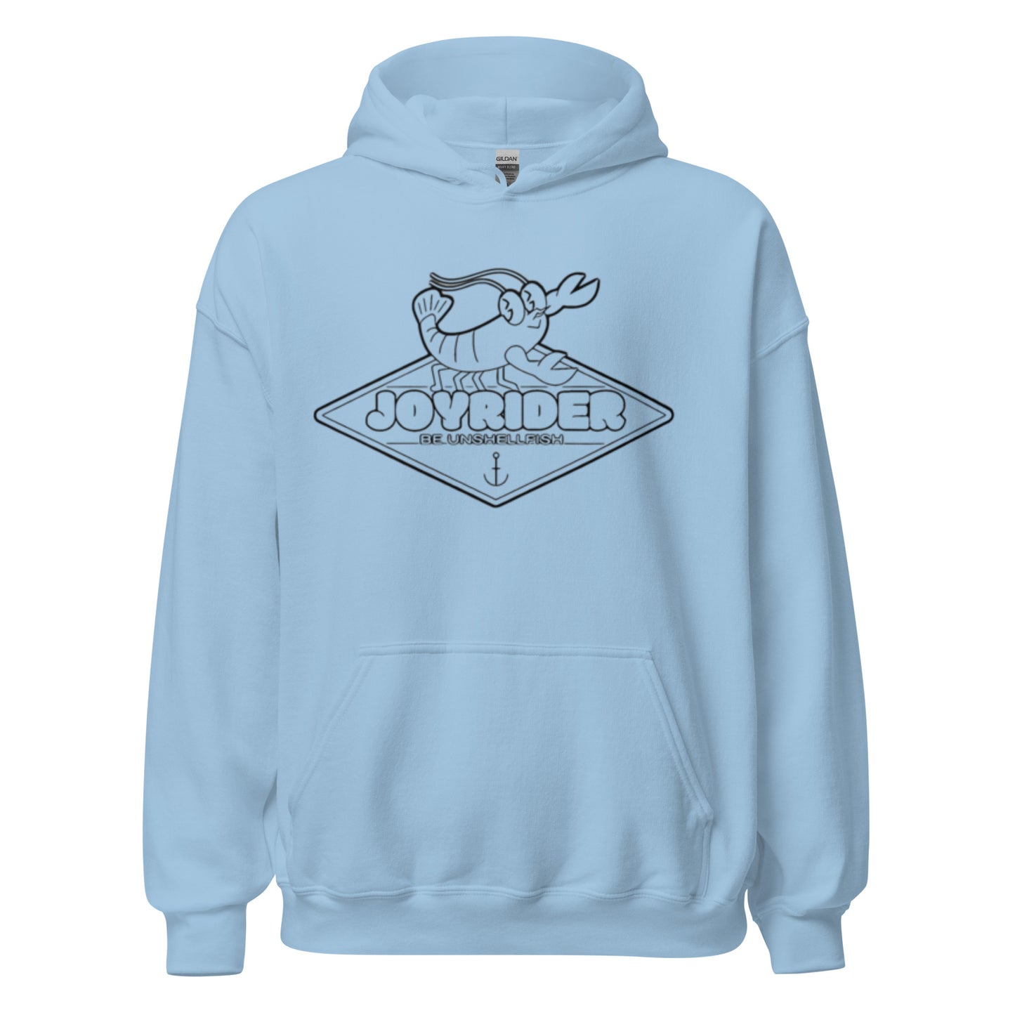 Be Unshellfish - Unisex Hoodie (Black Font)