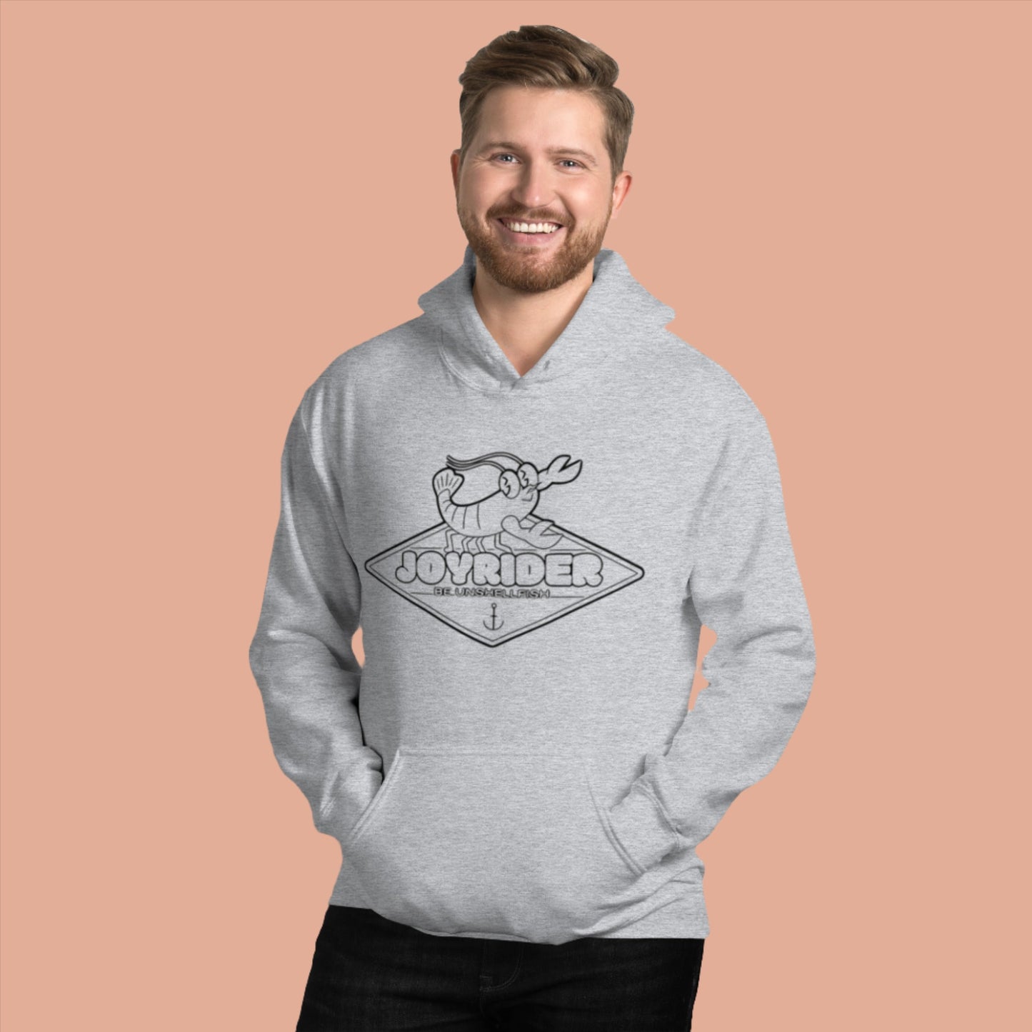 Be Unshellfish - Unisex Hoodie (Black Font)