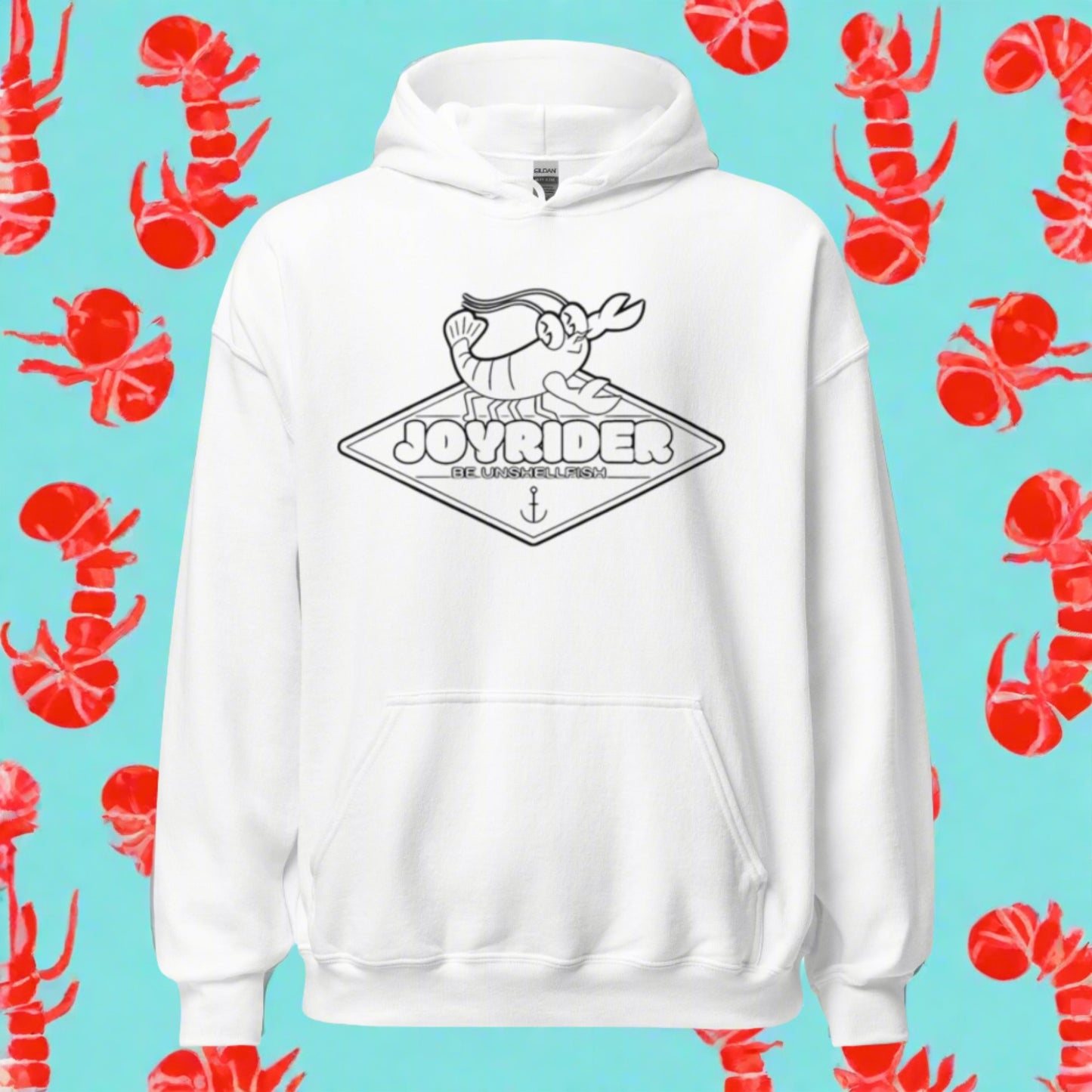 Be Unshellfish - Unisex Hoodie (Black Font)