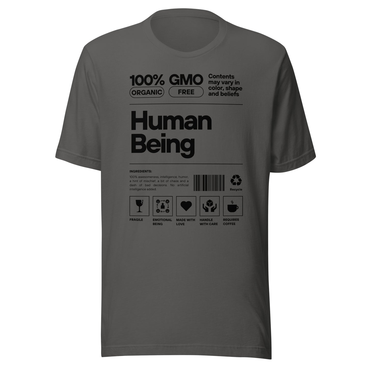 Human Being (Black Font) - Unisex Tee