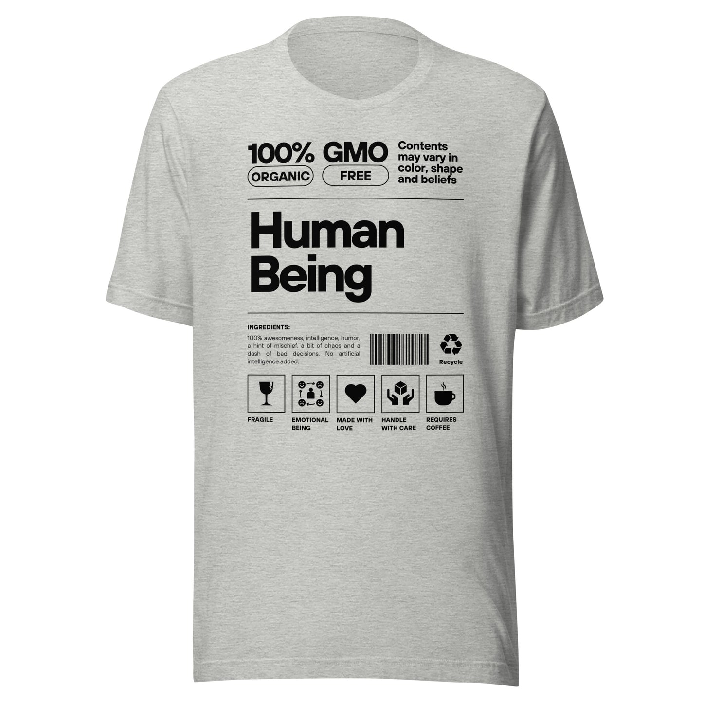 Human Being (Black Font) - Unisex Tee