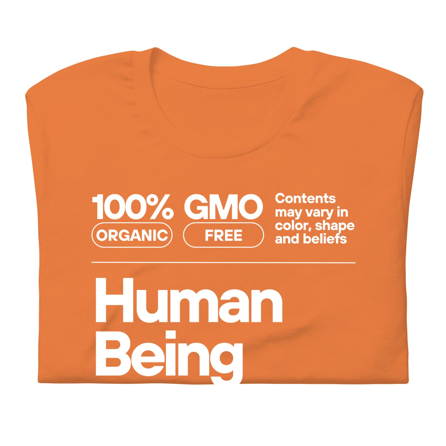 Human Being (White Font) - Unisex Tee