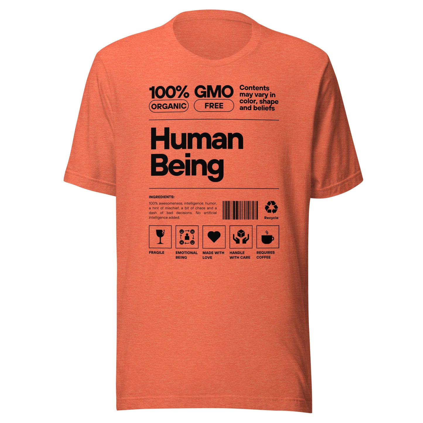 Human Being (Black Font) - Unisex Tee