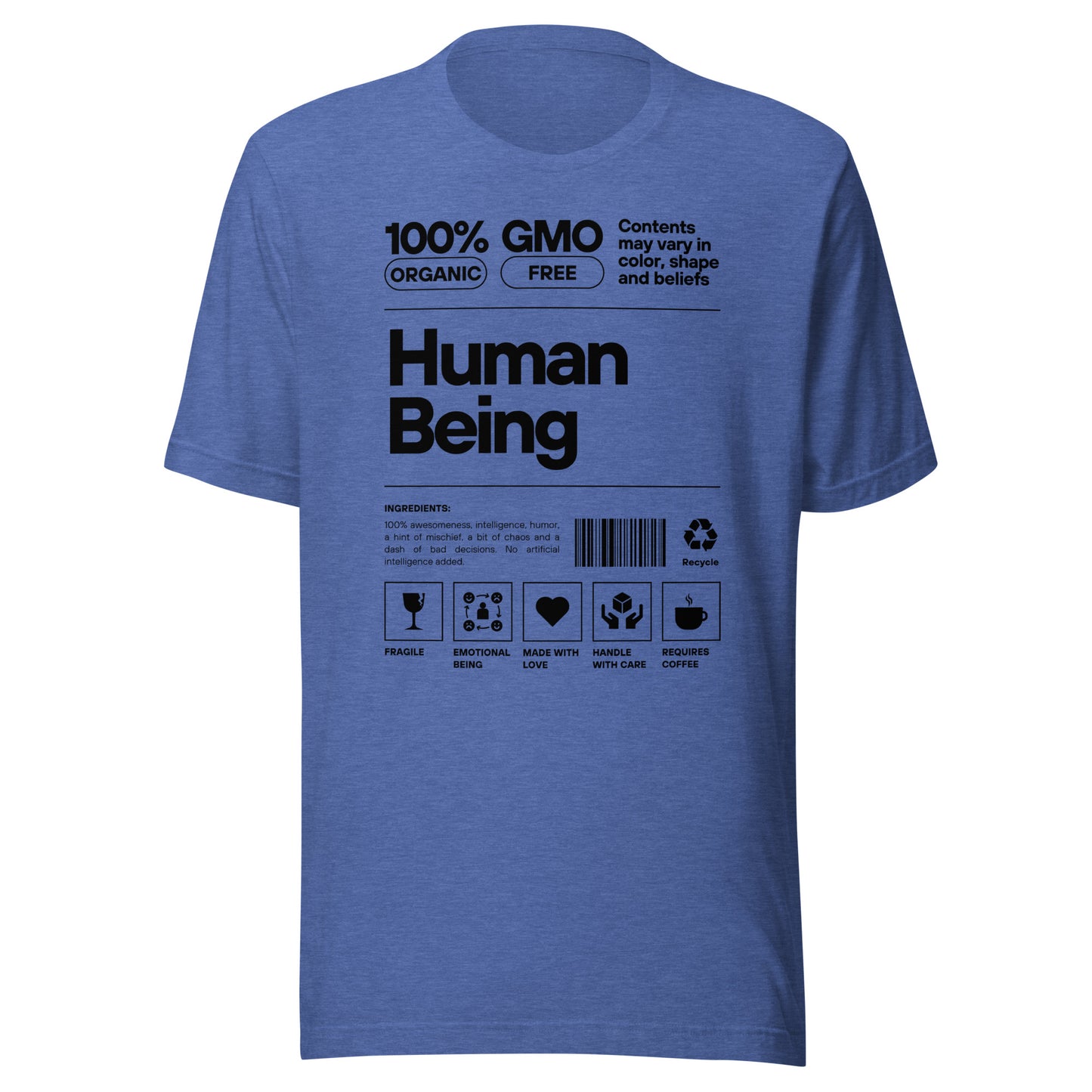 Human Being (Black Font) - Unisex Tee