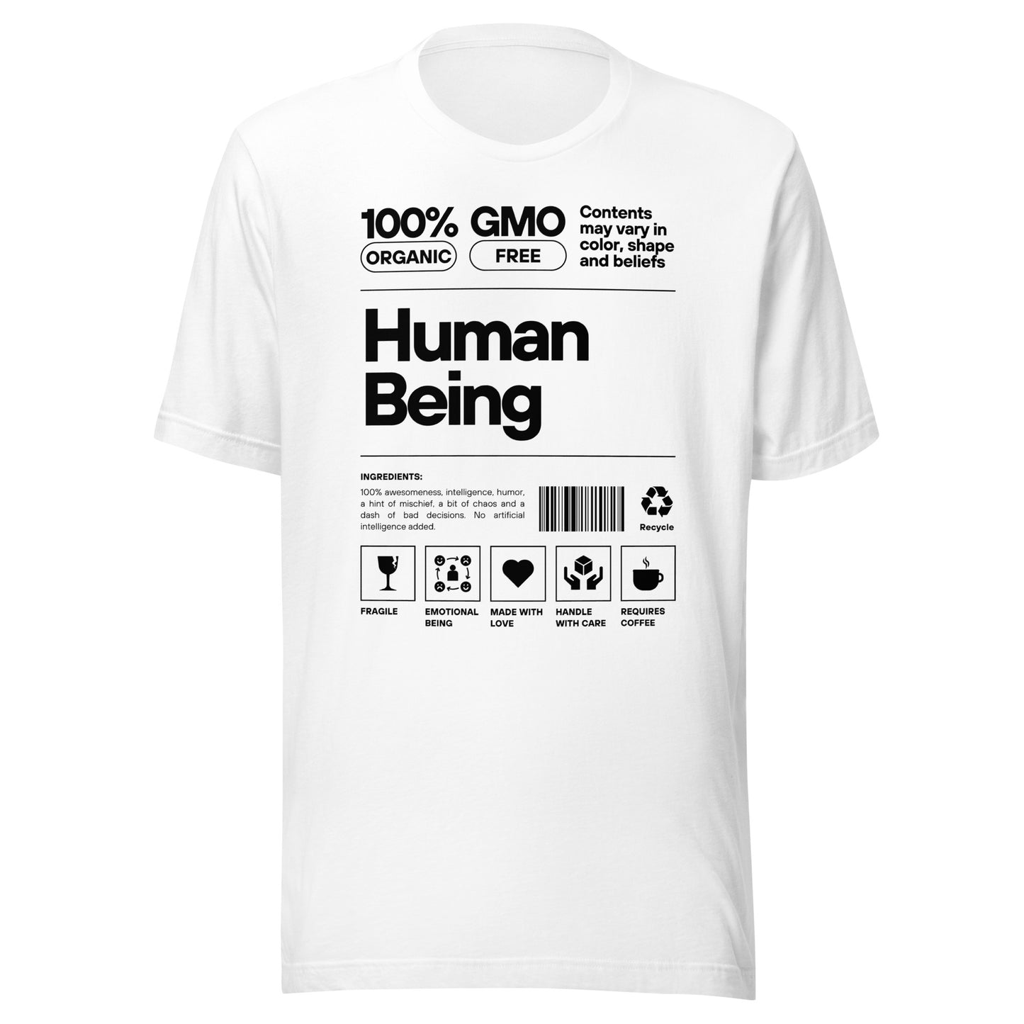 Human Being (Black Font) - Unisex Tee