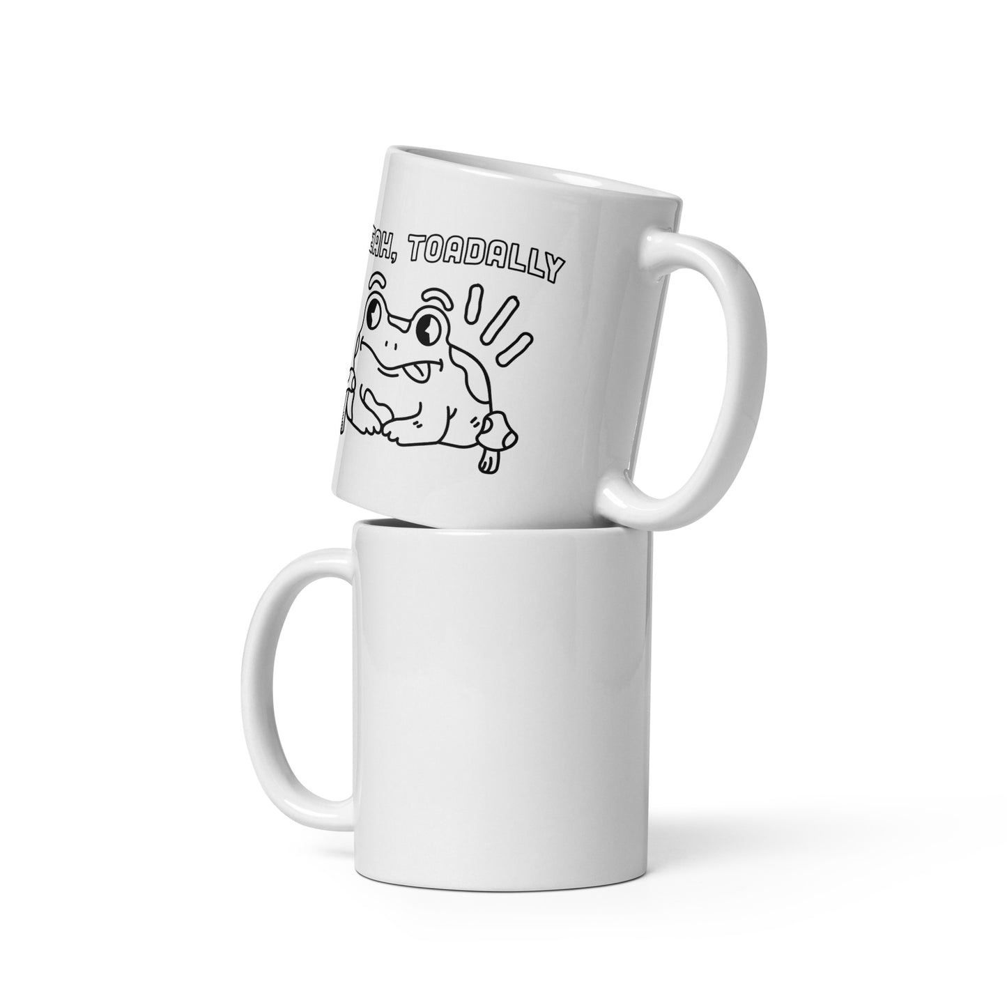 Toadally - White Glossy Mug