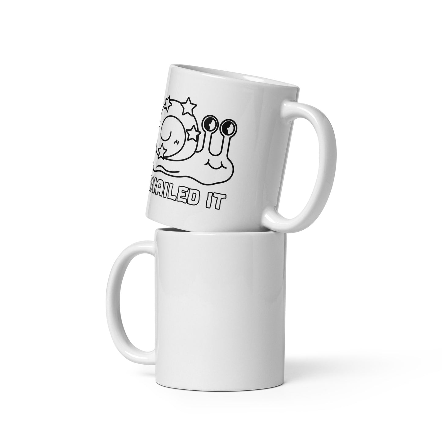 Snailed It -White Glossy Mug