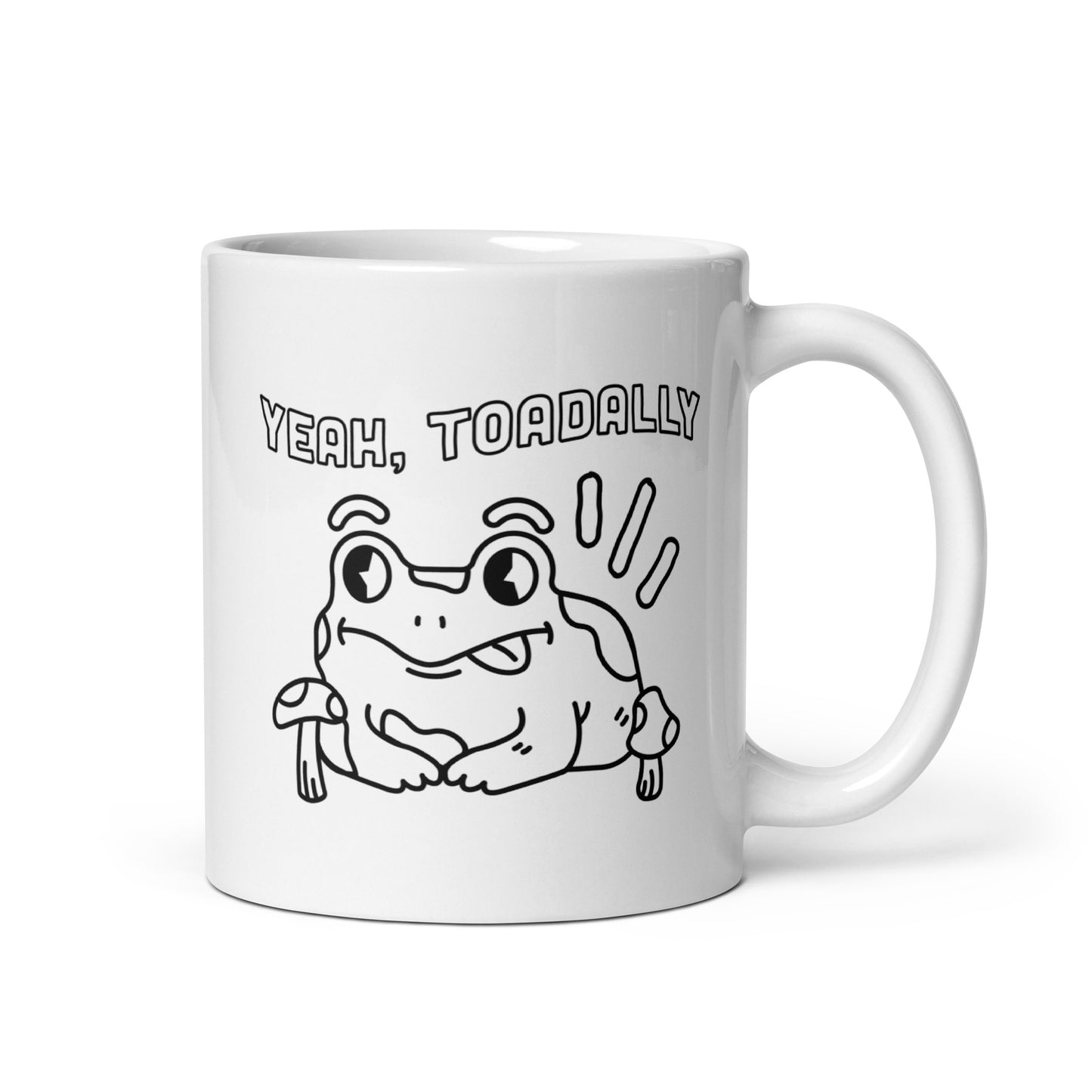 Toadally - White Glossy Mug