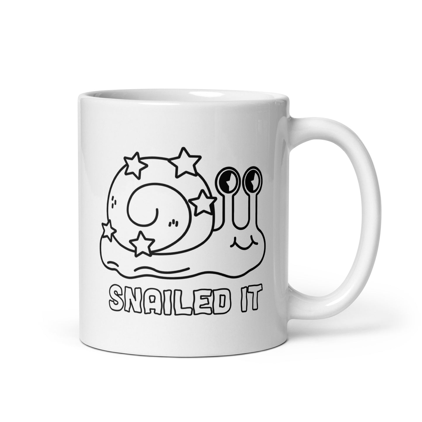 Snailed It -White Glossy Mug