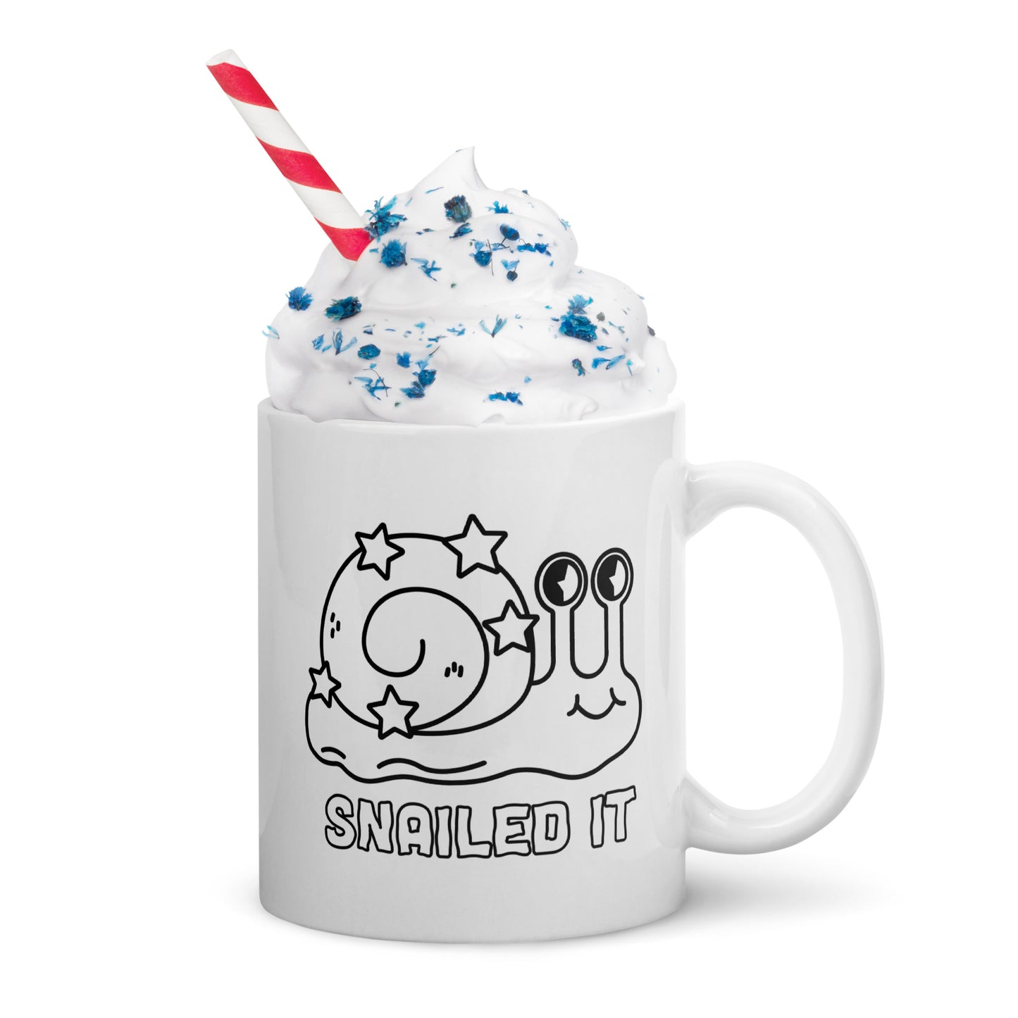 Snailed It -White Glossy Mug