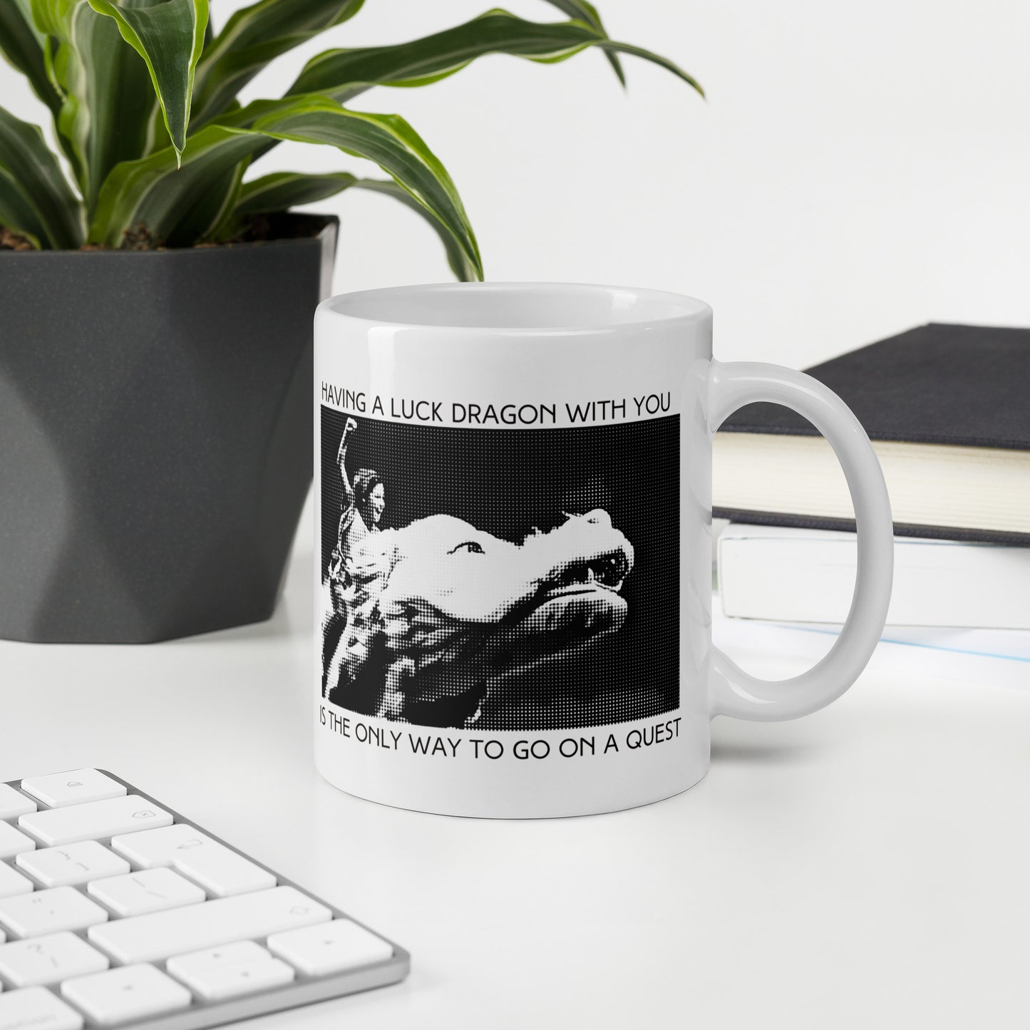 Falcor - White glossy mug