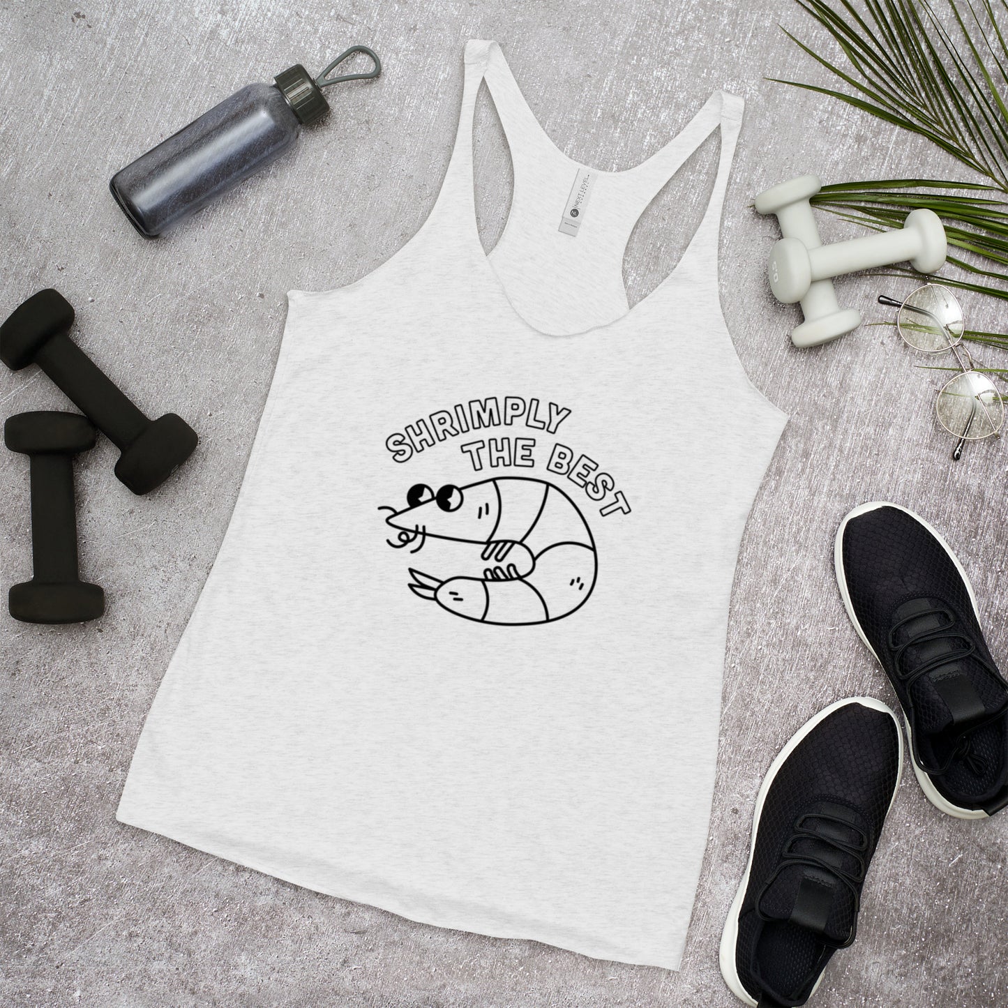 Shrimply the Best - Women's Tank (Black Font)