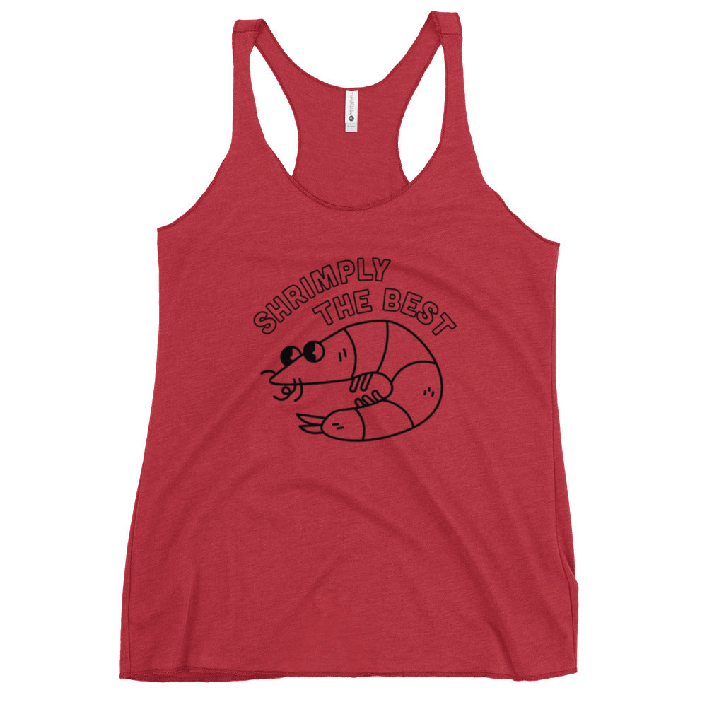 Shrimply the Best - Women's Tank (Black Font)