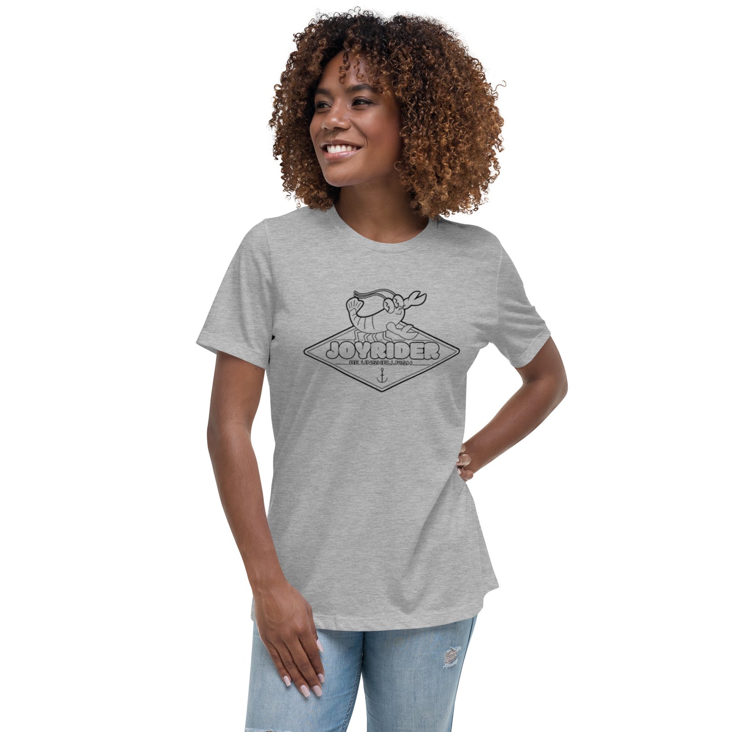 Be Unshellfish - Women's Relaxed Tee (Black Font)