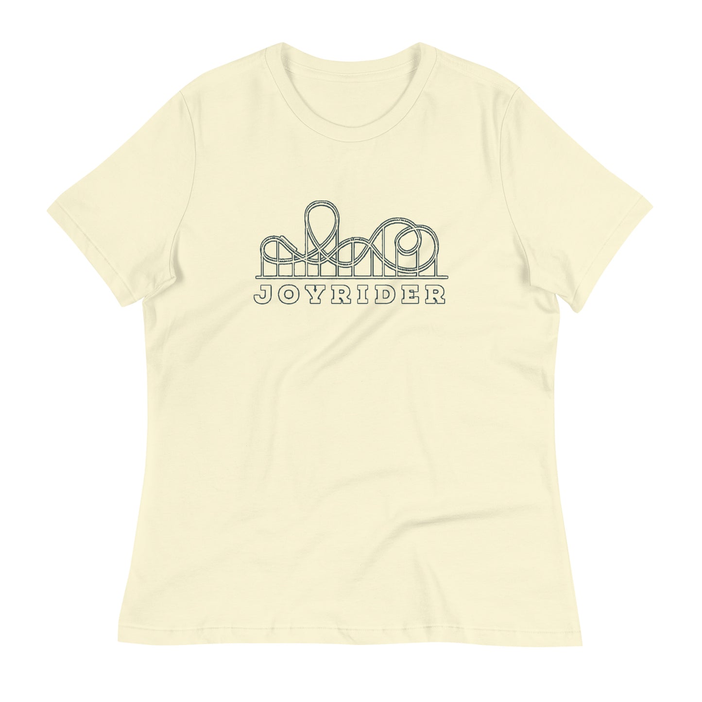 Roller Coaster - Women's Relaxed Tee (Black Font)