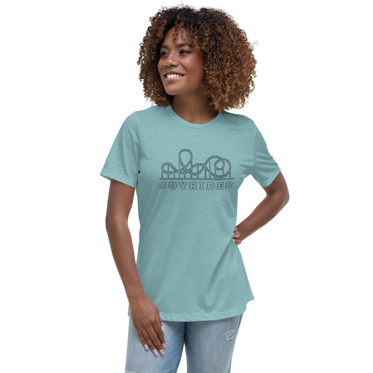 Roller Coaster - Women's Relaxed Tee (Black Font)