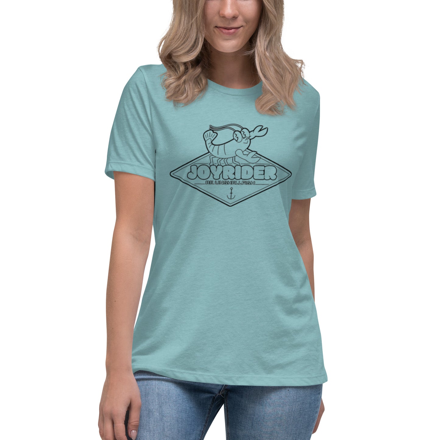 Be Unshellfish - Women's Relaxed Tee (Black Font)