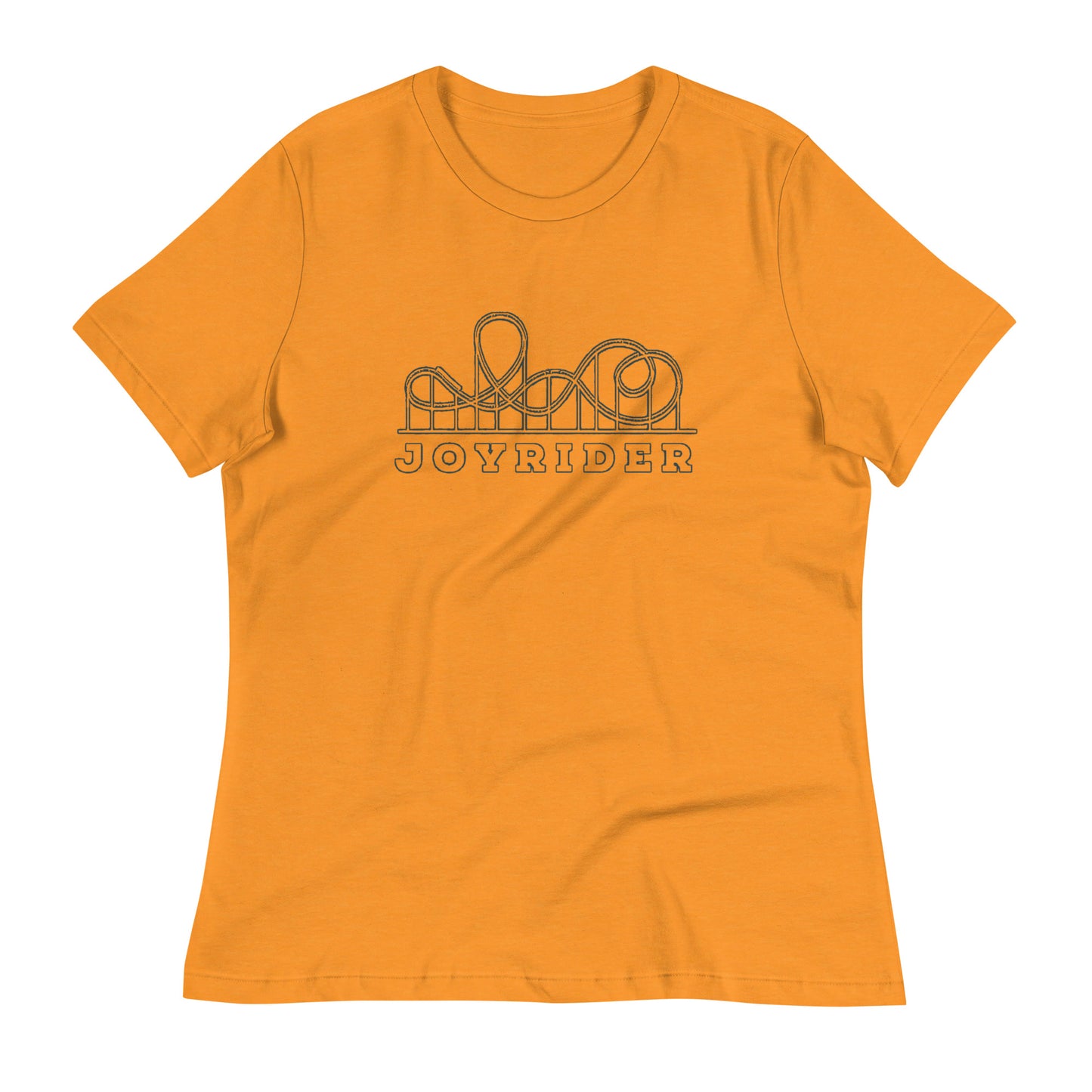 Roller Coaster - Women's Relaxed Tee (Black Font)