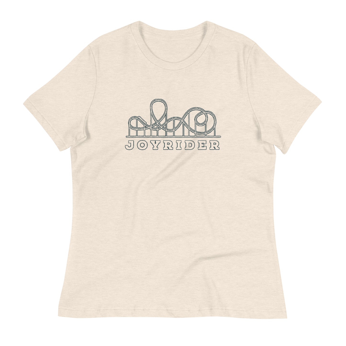 Roller Coaster - Women's Relaxed Tee (Black Font)