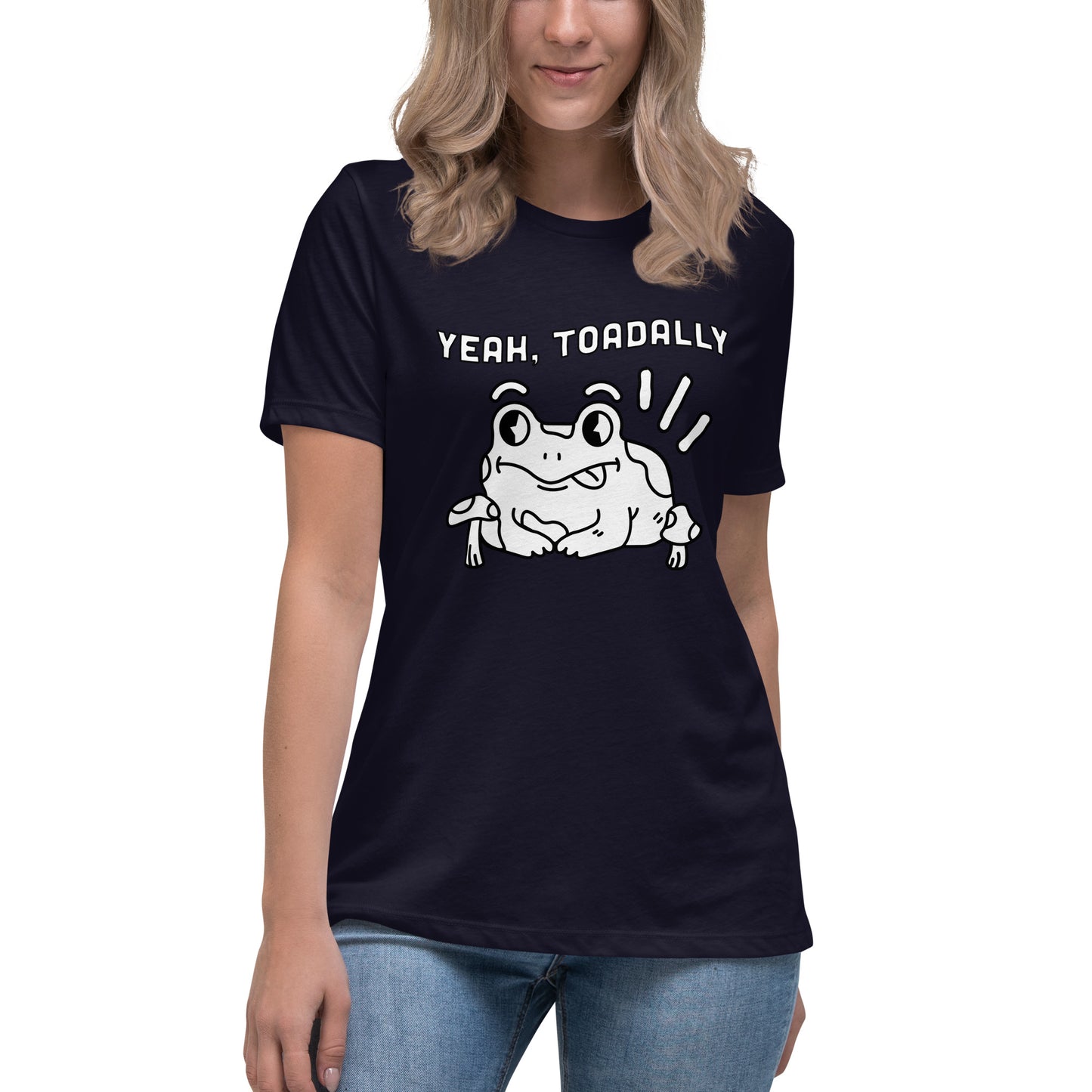 Toadally - Women's Relaxed Tee (White)