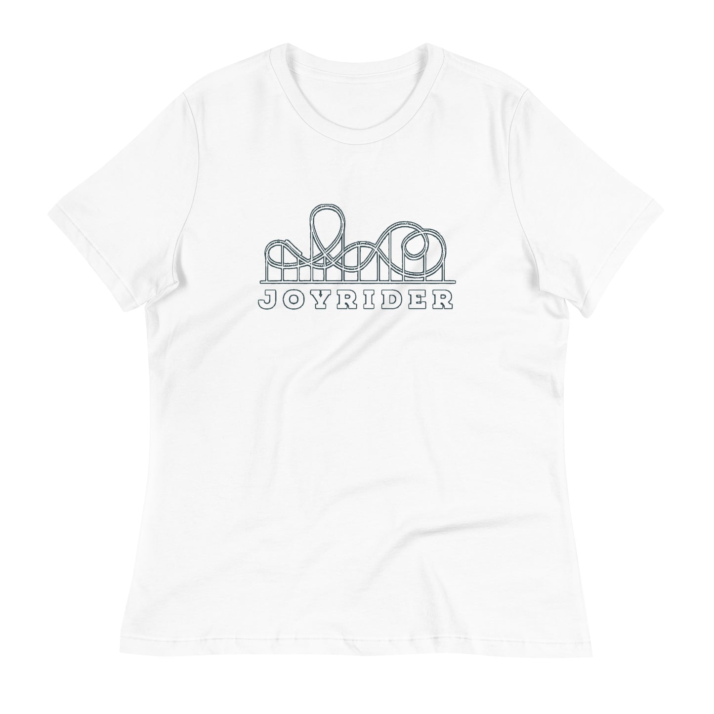 Roller Coaster - Women's Relaxed Tee (Black Font)