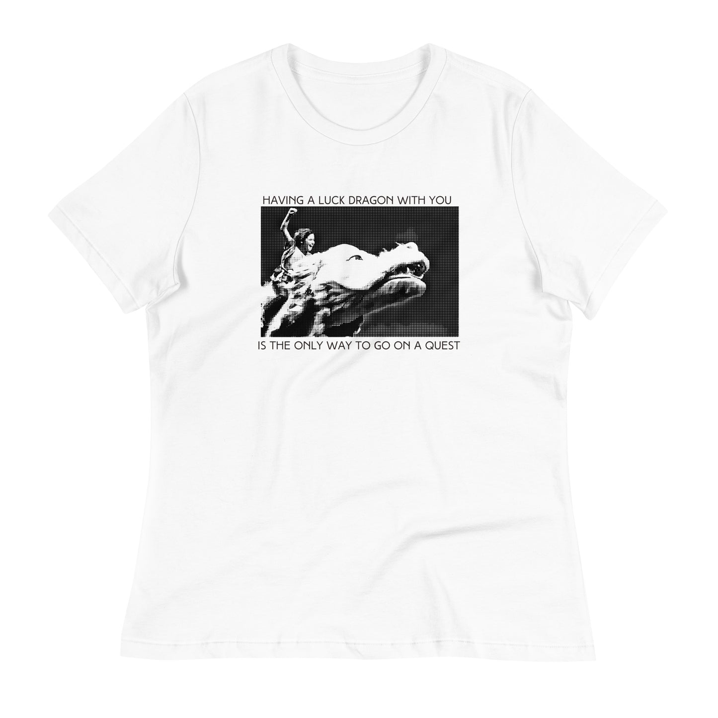 Falcor the Lucky Dragon - Women's Relaxed Tee