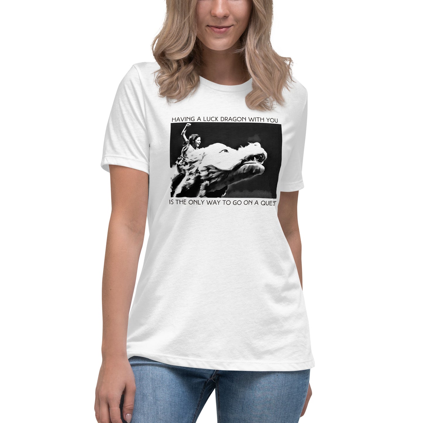 Falcor the Lucky Dragon - Women's Relaxed Tee